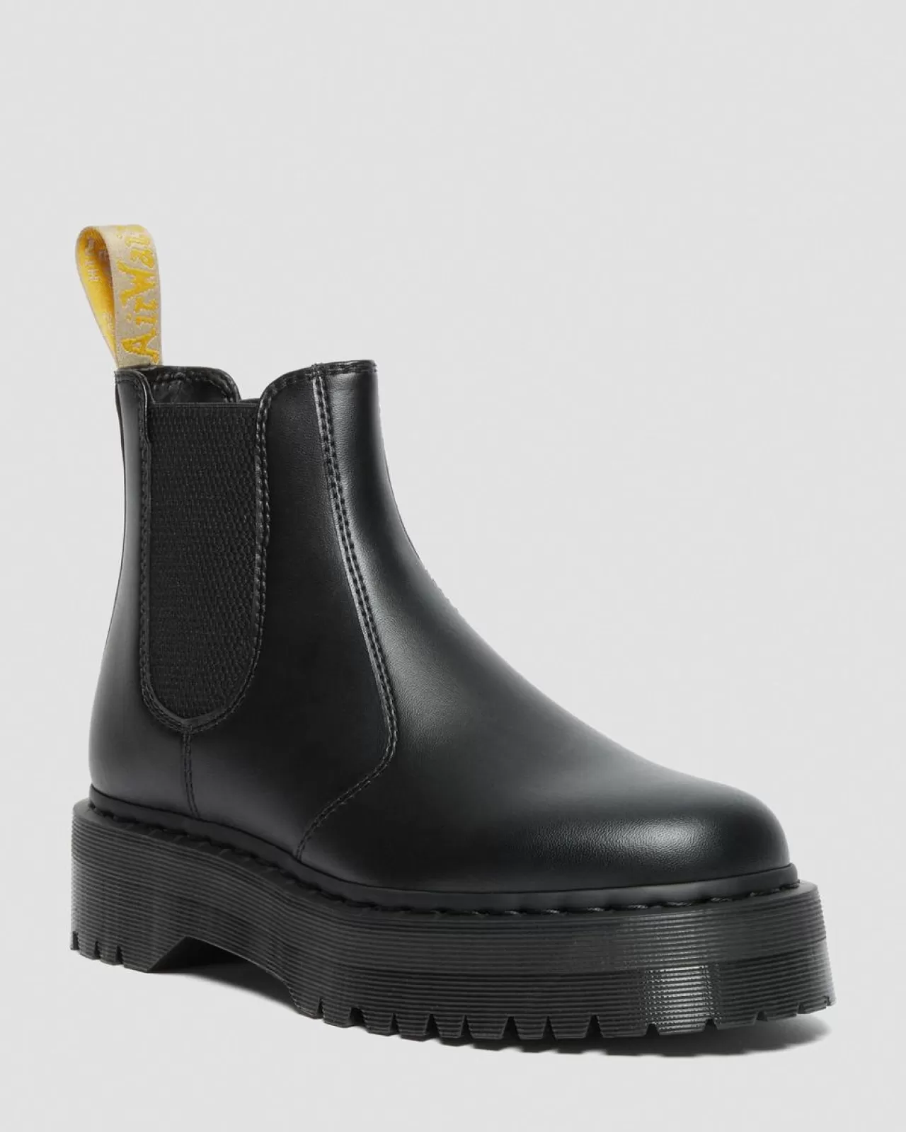 Vegan | Originals^Dr. Martens Vegan 2976 Felix Platform Chelsea Boots Black — Felix Rub Off