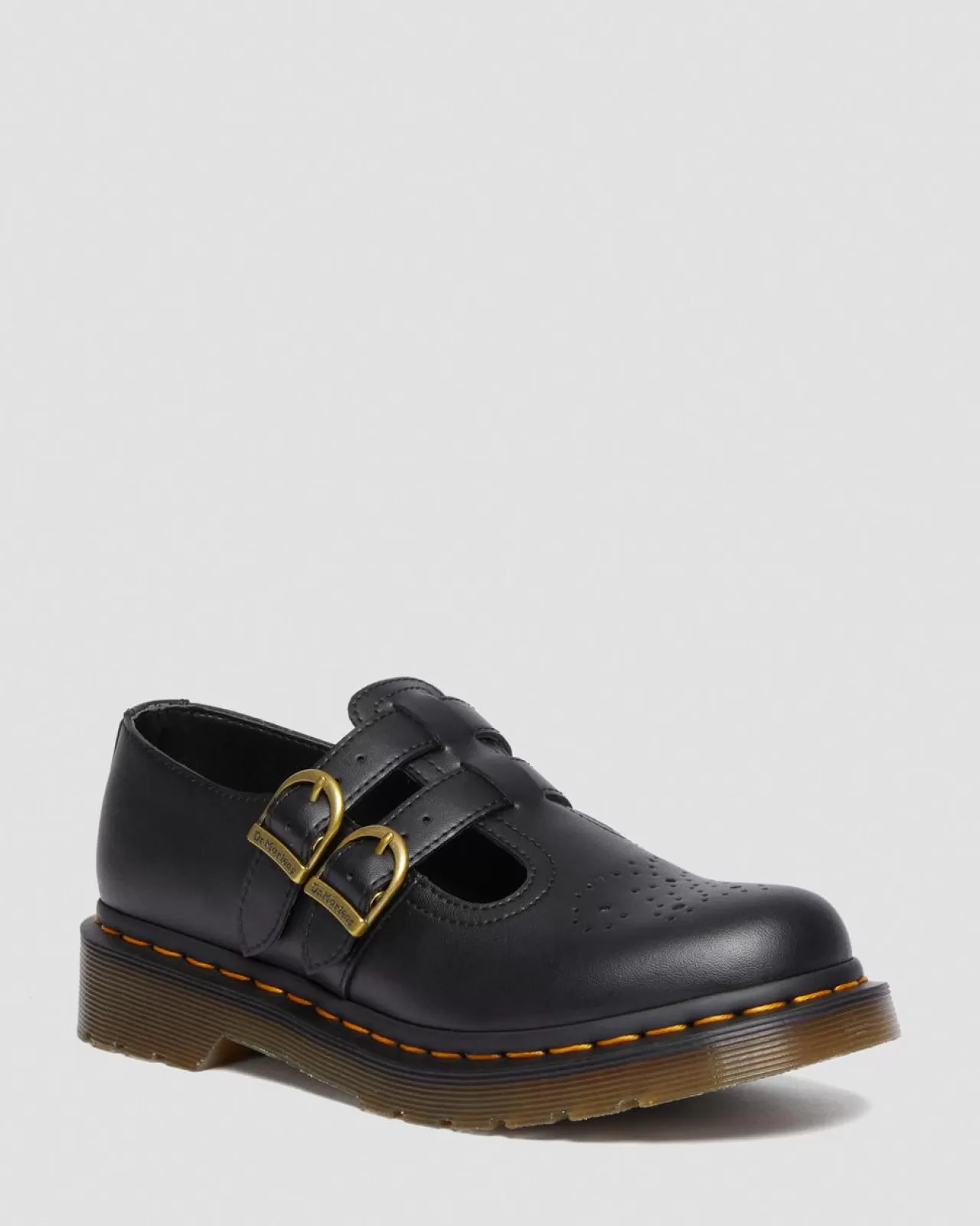 Originals | Vegan^Dr. Martens Vegan 8065 Felix Mary Jane Shoes Black — Felix Rub Off