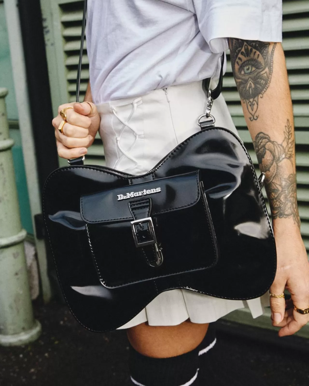 Accessories | Vegan^Dr. Martens Vegan Bow Bag BLACK — Oxford