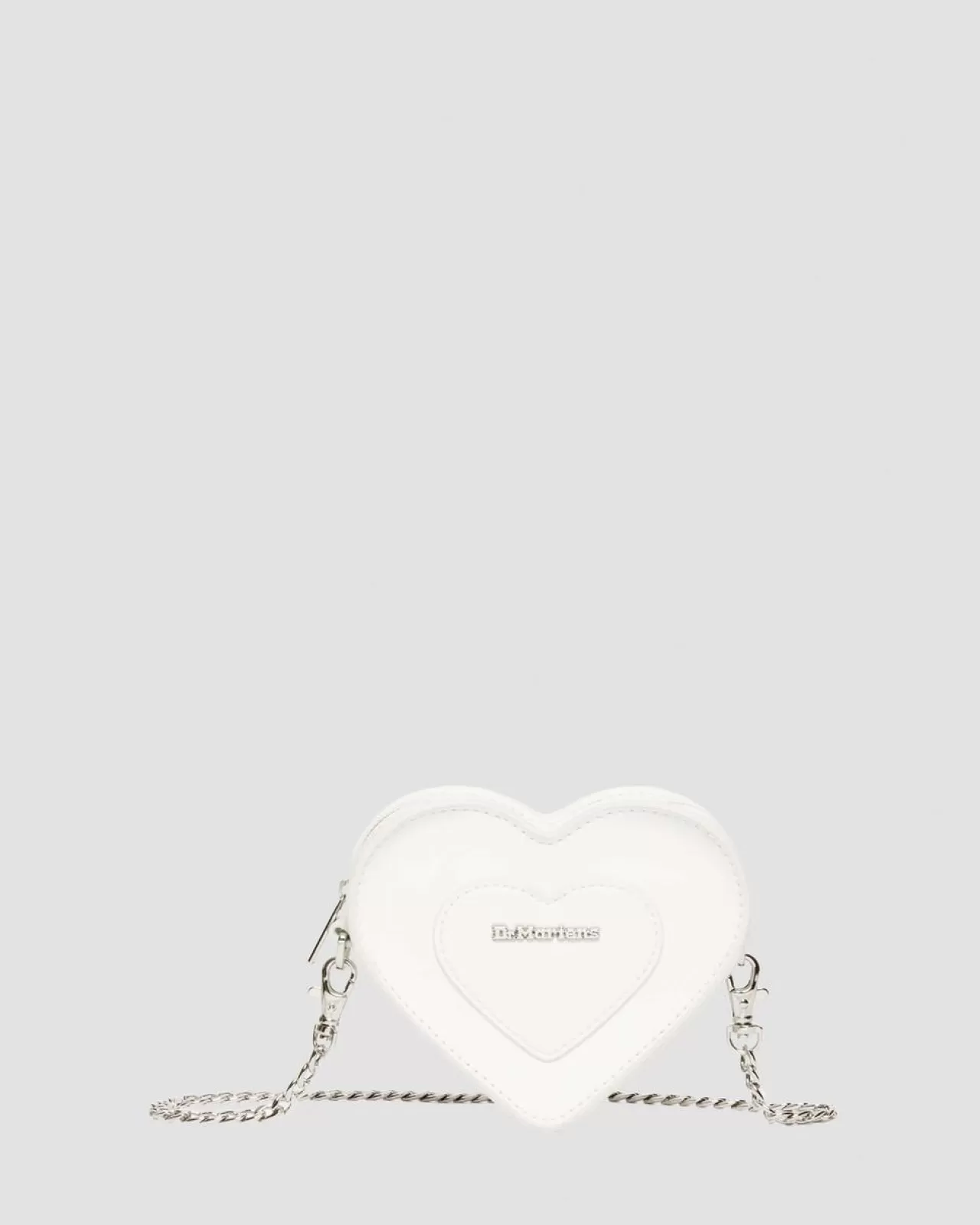 Accessories | Bags^Dr. Martens Vegan Mini Heart Shaped Bag White — Kemble Pu