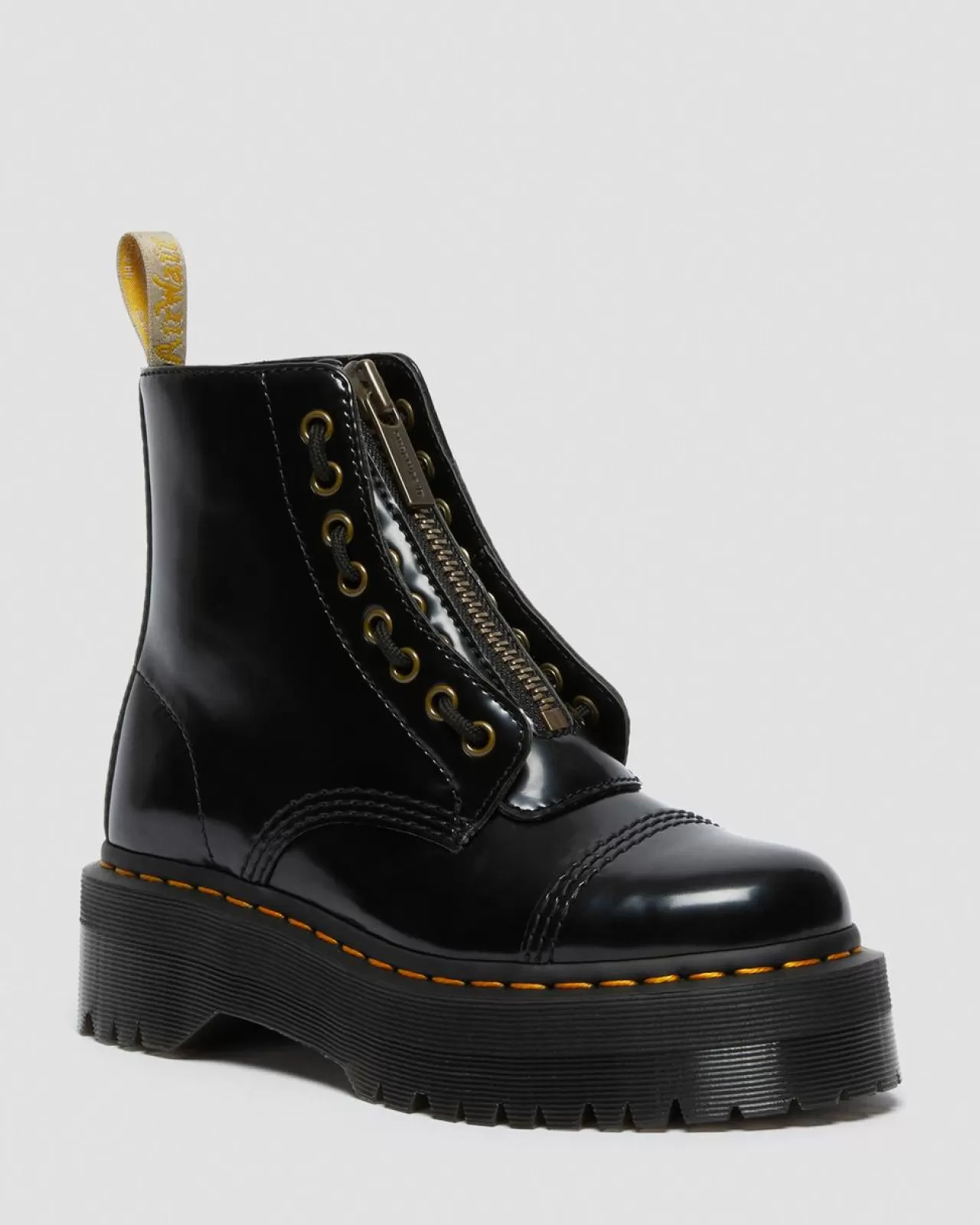 Ankle Boots | Platforms^Dr. Martens Vegan Sinclair Platform Boots Black — Oxford