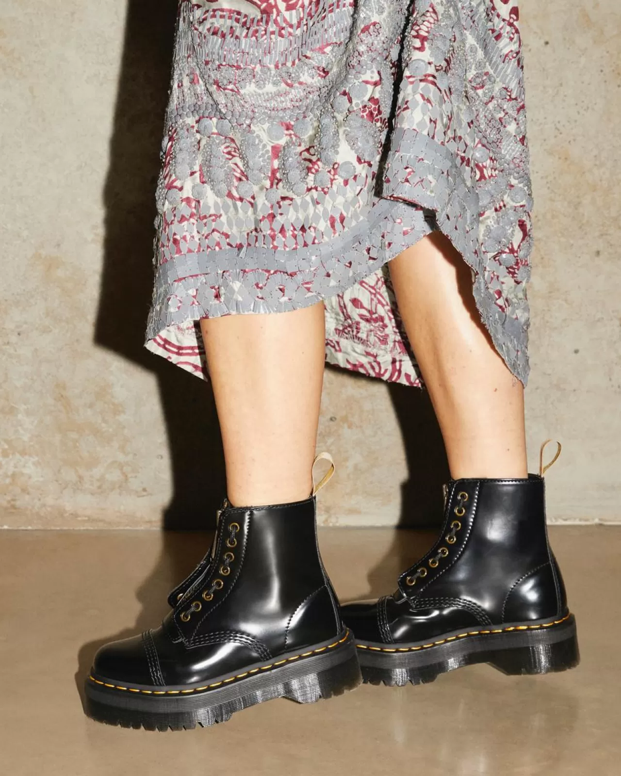 Ankle Boots | Platforms^Dr. Martens Vegan Sinclair Platform Boots Black — Oxford