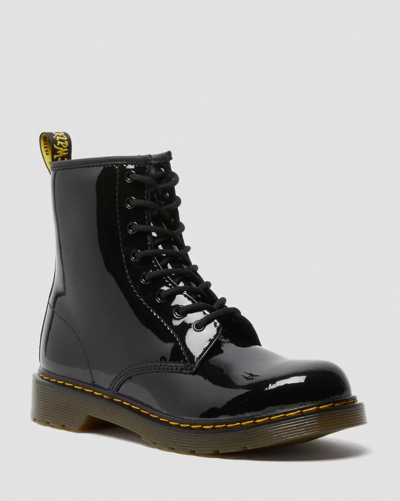 Glitter & Patent Boots | School Styles^Dr. Martens Youth 1460 Patent Leather Lace Up Boots Black — Patent Leather