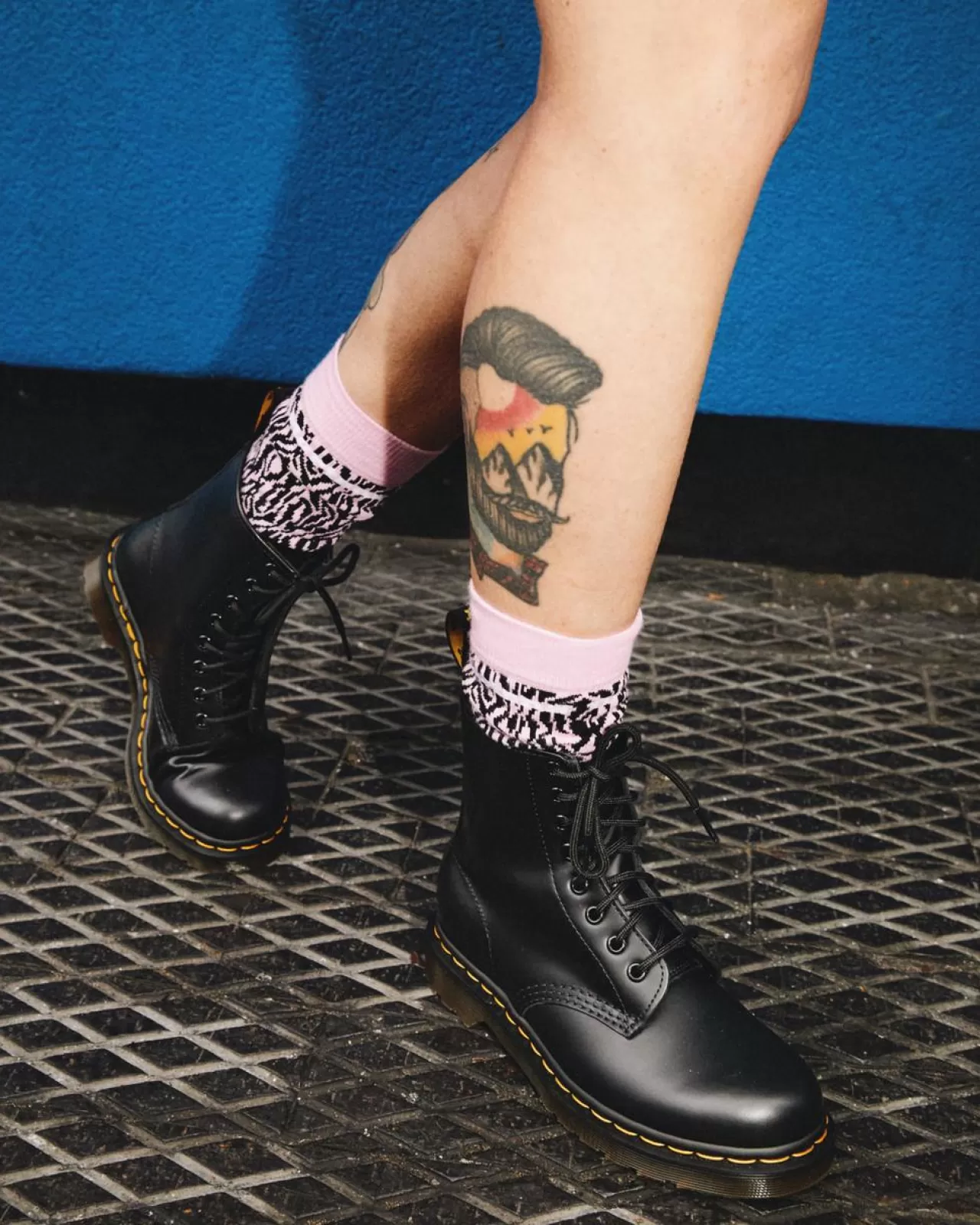 Socks | Accessories^Dr. Martens Zebra Print Organic Cotton Socks Fondant Pink